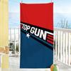 Пляжное полотенце T-Top Gun M-Maverick Для пляжей, студий йоги, спортзалов, горячих источников, бассейнов и пикников