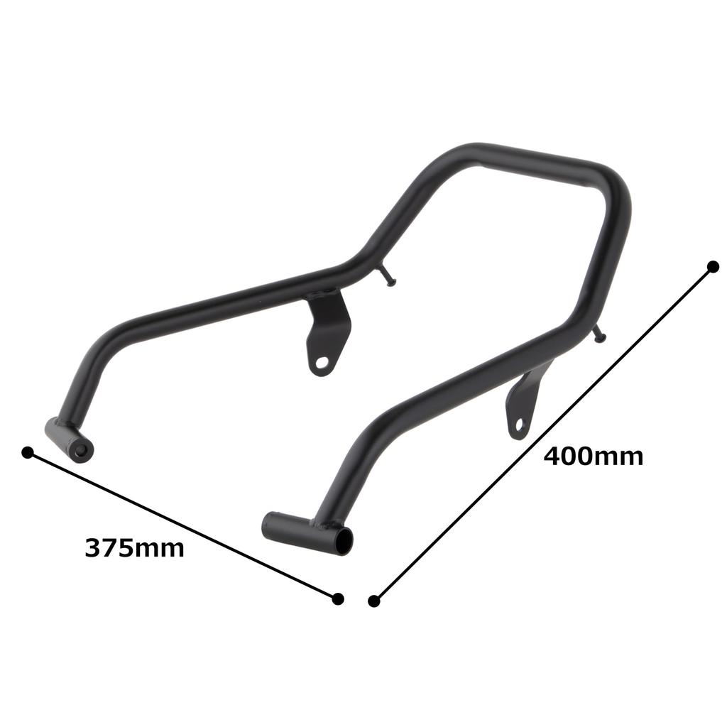 Kijima Мотоциклетные Запчасти Тандемная Ручка с Грузом Матовый Черный для Honda Номер Детали Крюк, Сталь, Отделка, GB350S, 210-553