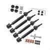 4 Pieces CVD Front & Rear Drive Shaft ,RC Car Upgrades Parts, DIY Replacement ,Drive Axles,