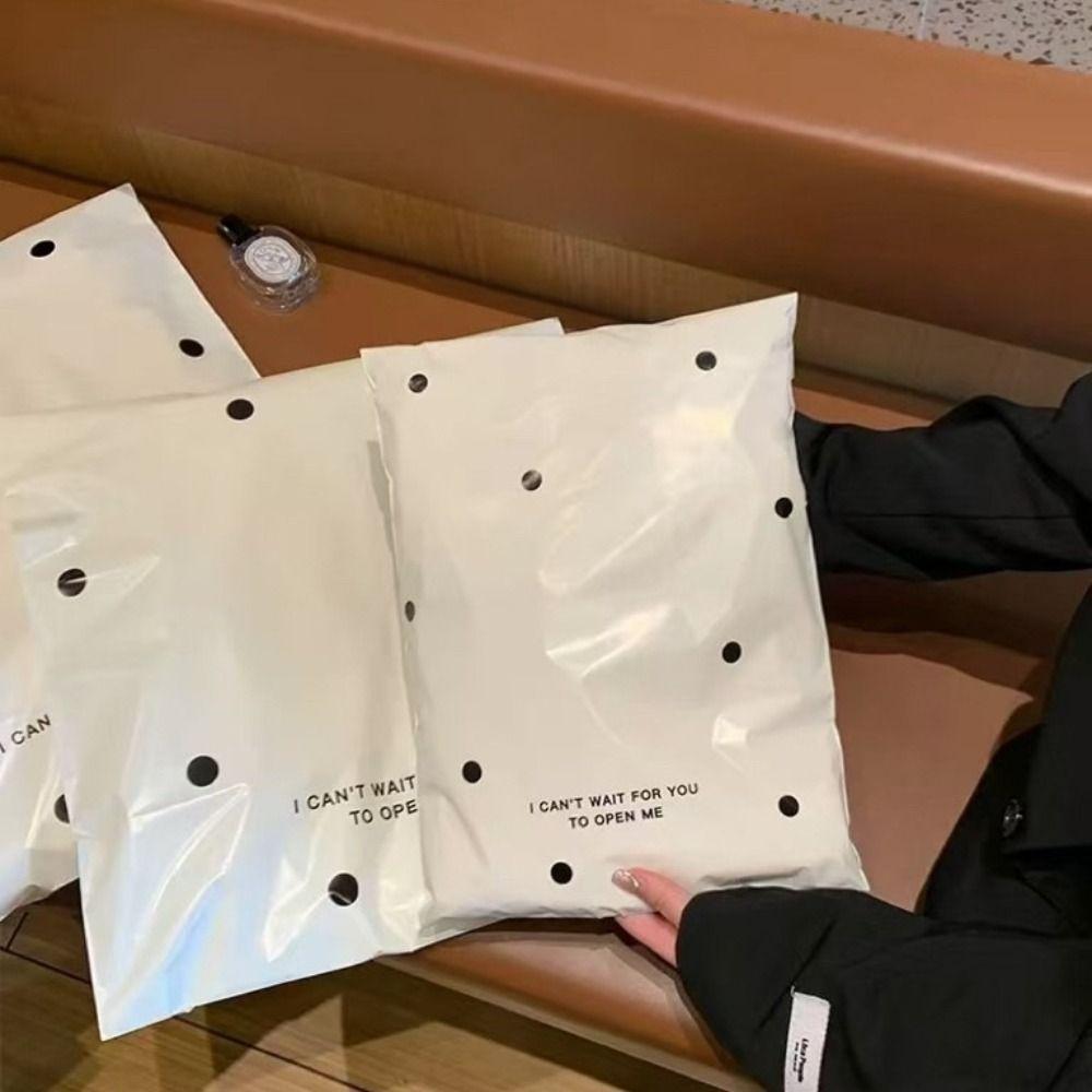 20 шт. Пакеты для экспресс-доставки в горошек Водонепроницаемые пакеты для упаковки одежды Новые пакеты для подарочной упаковки