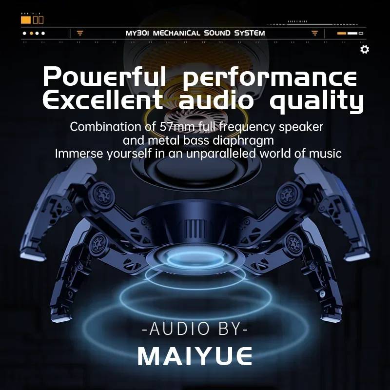2500 мАч Машина Аудио Динамическое RGB Освещение Bluetooth Динамик Беспроводной Сабвуфер HIFI Колонка Звук Настольный Домашний Hi-Res Стерео