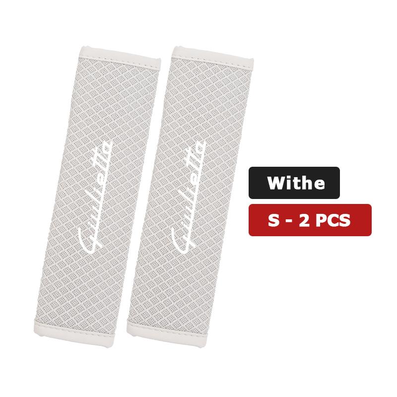 For Alfa Romeo 1/2PCS Car Seat Belt Cover Adjustable Ice Silk Safety Protection Shoulder Pad 159 Giulietta 156 147 Giulia Mito