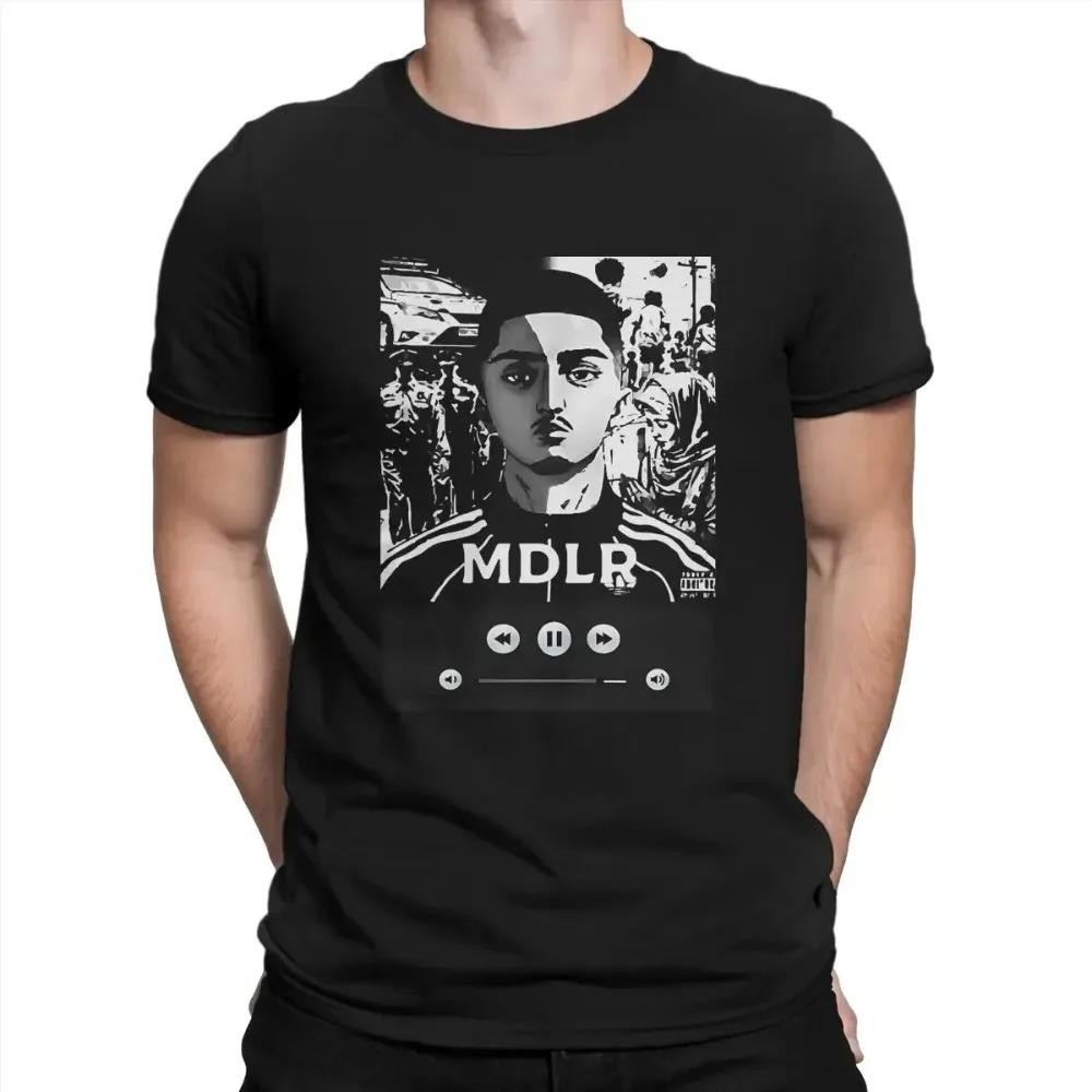 MORAD M.D.L.R.T-shirt JUL Мужская Женская Хлопковая Оверсайз Летняя Футболка с Коротким Рукавом Рэпера Принт Футболка Тренд Уличная Одежда