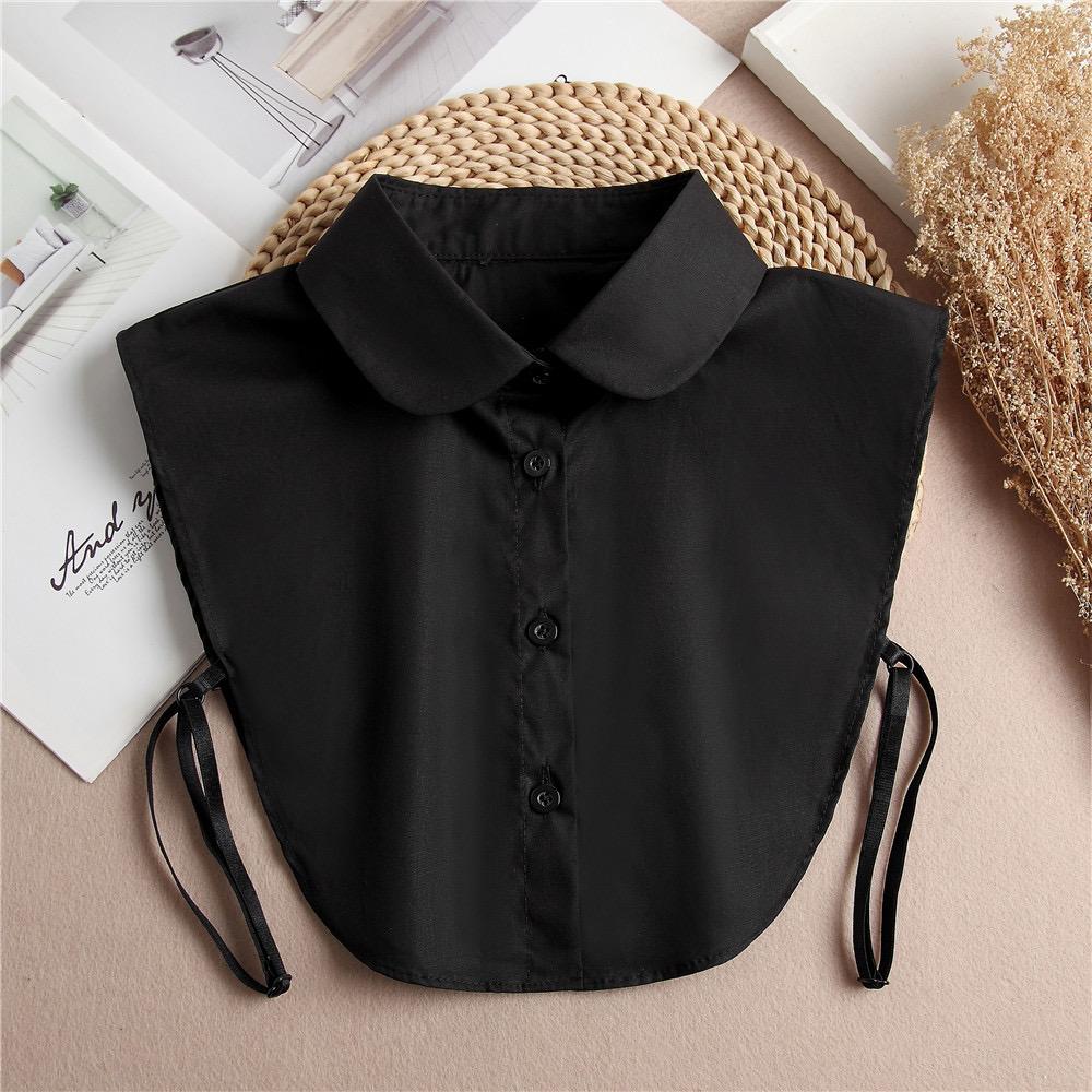 Fashion Half Shirt Style Fake Collar for Women Stand Detachable Collar Fake Girls Vintage Lace Ladies False Blouse Collar Decor