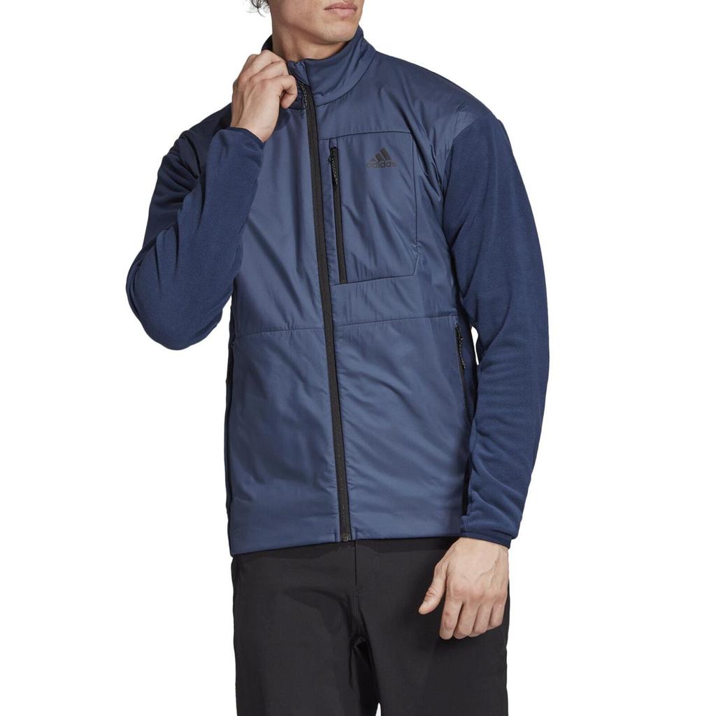 adidas Куртки Мужские Темно-синие Лацканы Умеренные Другие EH8702