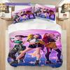 Kpop Demon Hunter Musical Adventure Bedding 1 Duvet Cover 2 Pillowcase Without Core Soft And Comfortable Bedding Set