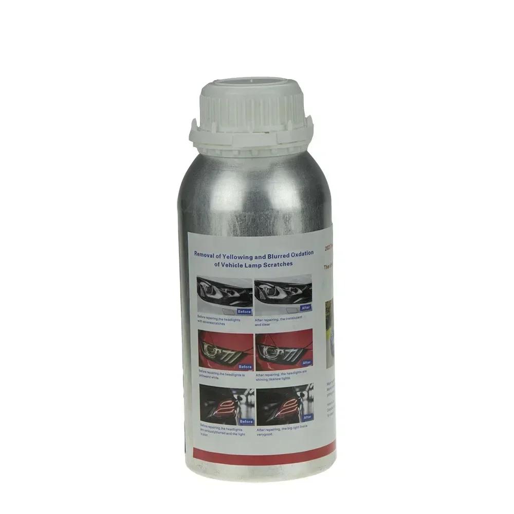 800 мл Жидкий полимерный химический полироль для фар Ремонтная жидкость для восстановления царапин Полировка фар Комплект