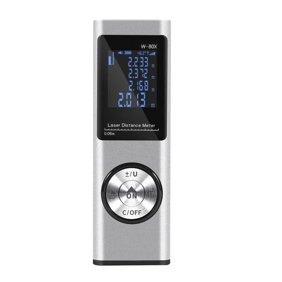 Laser Distance Meter Rangefinder Laser Tape Measure Digital Laser Rangefinder Angle Measure Range Finder Construction Tool
