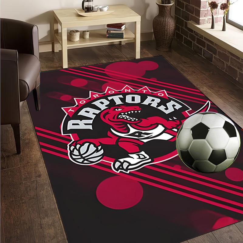 Raptors basketball Logo Rug Office Carpet Non-Slip Mat, Chair Rug Floor Covering for Gaming, Bedroom, Living Room , Home Decor Christmas Gift