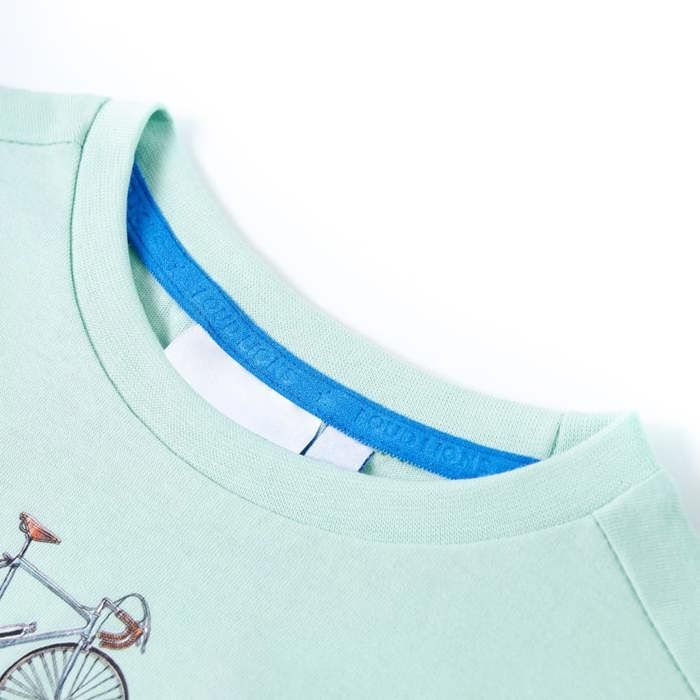 T-shirt pour enfants menthe claire 92/104/116/128/140