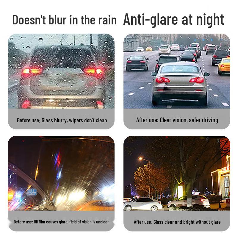 Мощный очиститель масляной пленки с лобового стекла и водоотталкивающая пенка