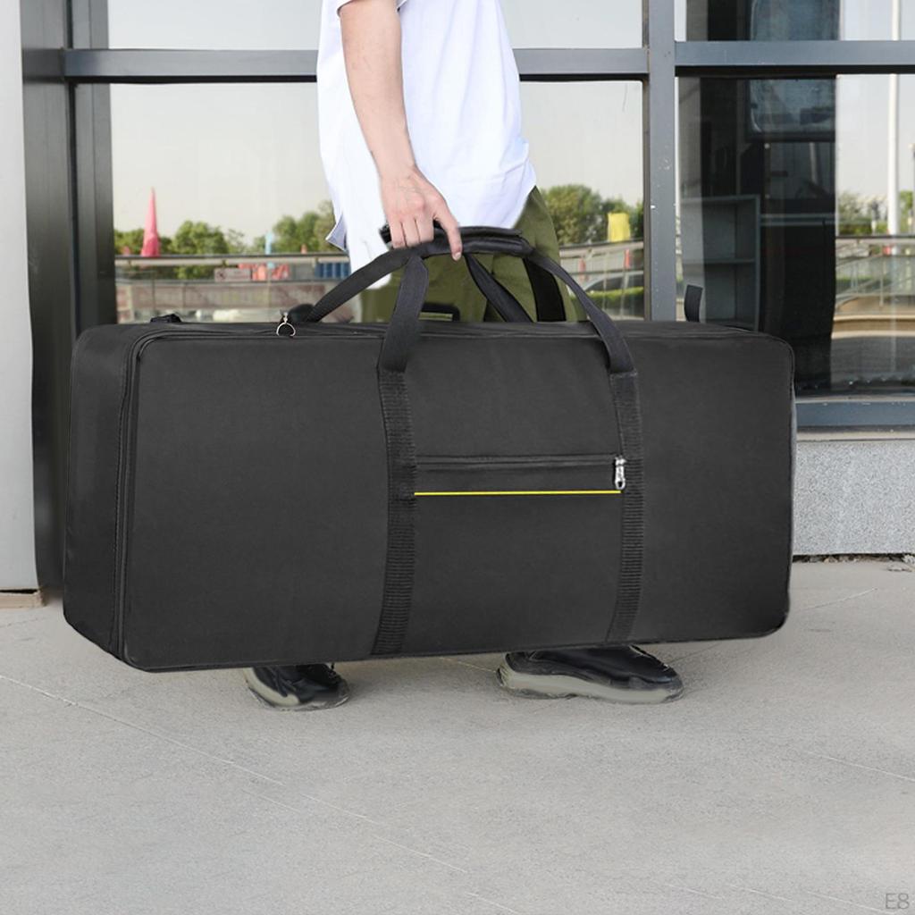 Electronic Piano Padded Durable Keyboard Carrying Case for School Church