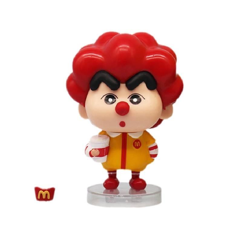 Cowboy Dicky New Crayon Shin-chan Gk Model Hand-made Decoration Pvc Material 15cm