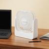 Table Fan with Adjustable Angle 3 Wind Speeds Strong Airflow Low Noise Rechargeable Desktop Hanging Electric Fan Air Cooler