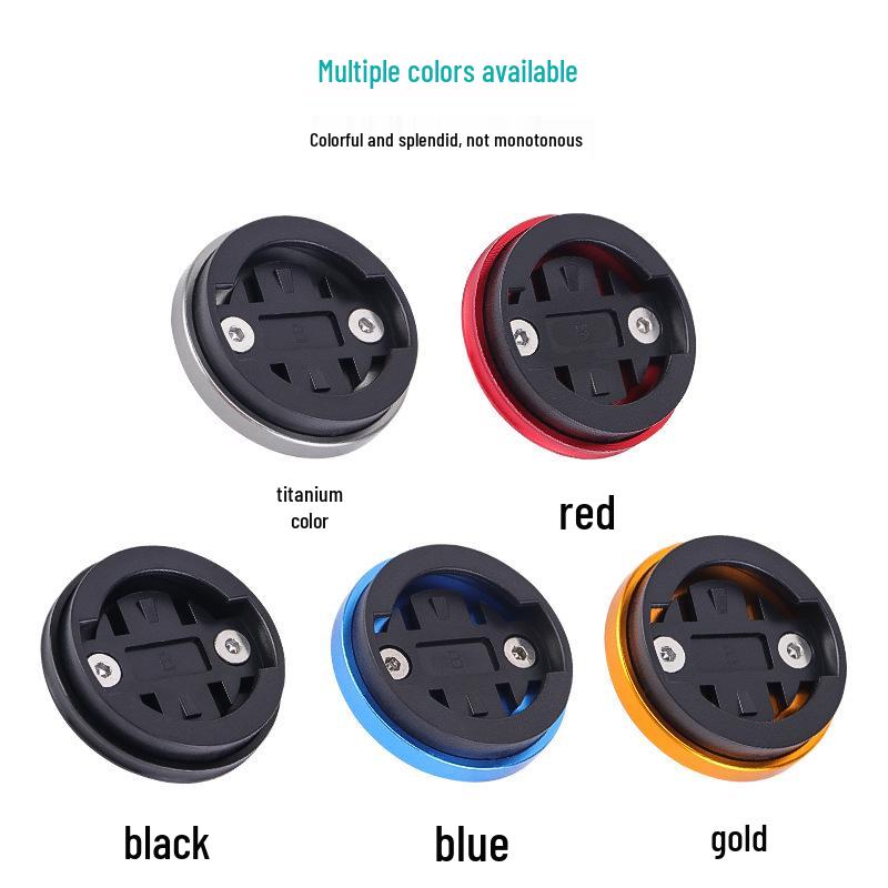 Aluminum Alloy Code Table Holder for Mountain & Cross-Country Bikes - Compatible with Garmin/Bryton
