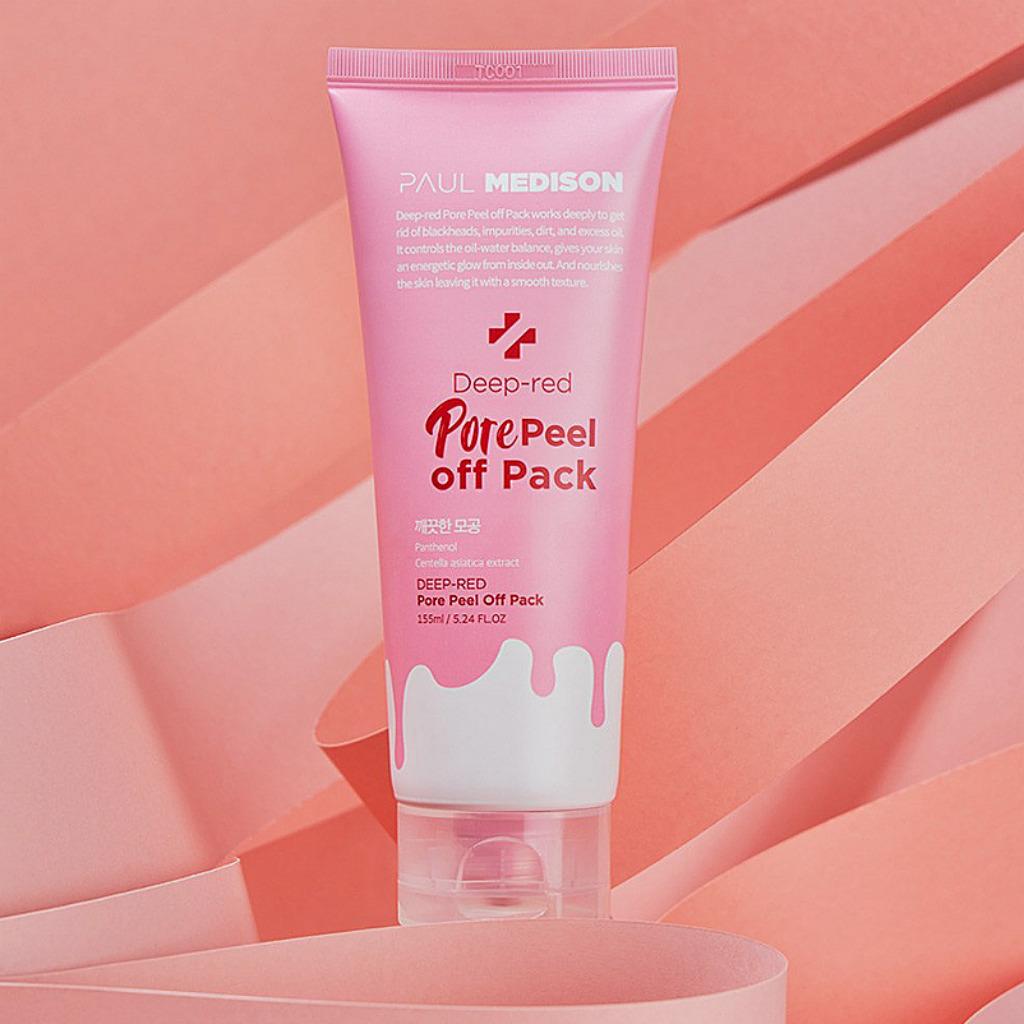 PAUL MEDISON Deep-Red Pore Peel Off Pack 155 мл + кисть