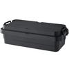 Ящик для хранения RISU Trunk Cargo 40 л, черный, сделанный в Японии, низкий контейнер, штабелируемый, низкий, для хранения на открытом воздухе, для кемпинга, водонепроницаемый GHON157 TC-70S