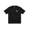 Palace Футболка с тройными разрывами, черные топы унисекс P25TS022