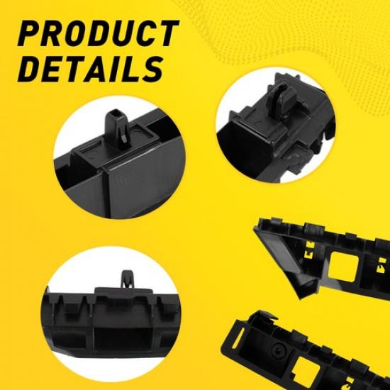 Front + LH RH Guide Bumper Support For Bracket Passat Fit Volkswagen 2012-2015