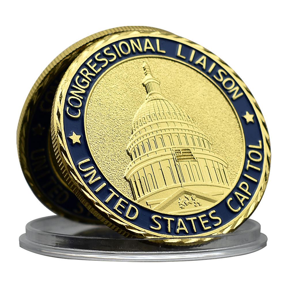 Veterans Affairs Coast Guard Commemorative Medal Collectibles of the United States Navy, Land and Air Forces Honor Commemorative