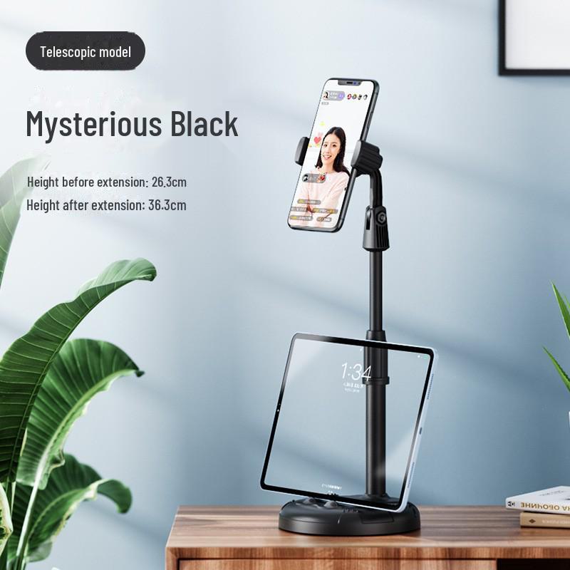 Невидимая подставка для мобильного телефона: Выдвижной настольный держатель для ленивых прямых трансляций и онлайн-занятий