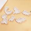Useful Cake Mold Delicate Heat-resistant Flexible Cartoon Dinosaur DIY Fondant Chocolate Mould for Kitchen