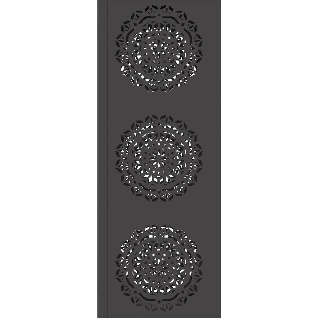 Solar LED Path Light 2 pcs Black Cold Rolled Steel