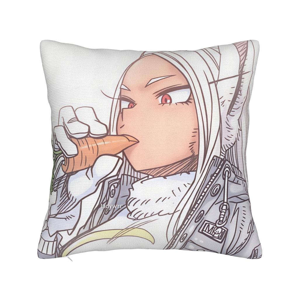 Rabbit Hero Mirko Pillow Case Comfy Pillow Cover For Sofa Car Home Decor Kawaii Pillowcases