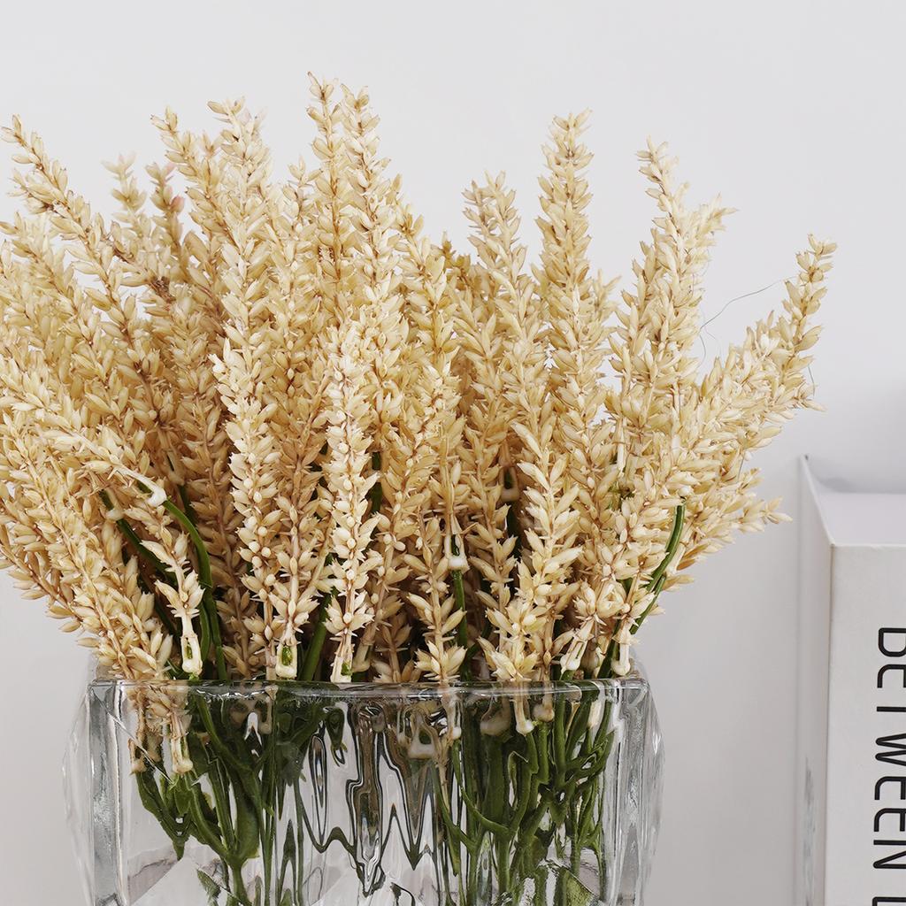 3/6pcs Artificial Plants Natural Artificial Wheat Ears Branch Autumn Home Decoration Wedding Bouquet Accessories Decor