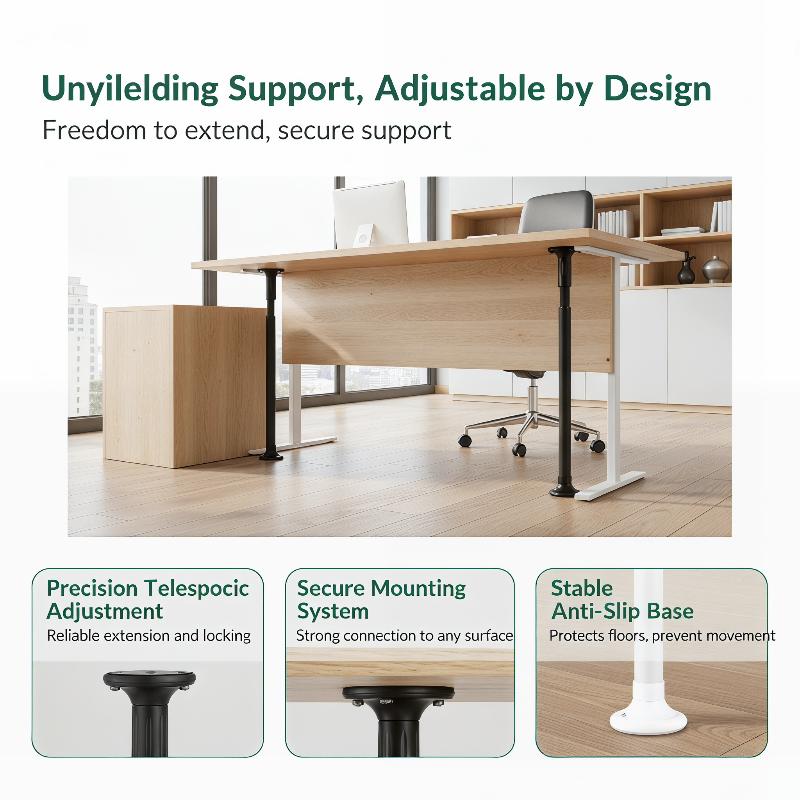 Furniture Anti-fall Safety Rod Durable Support for Desks Cabinets and Kitchen Sink