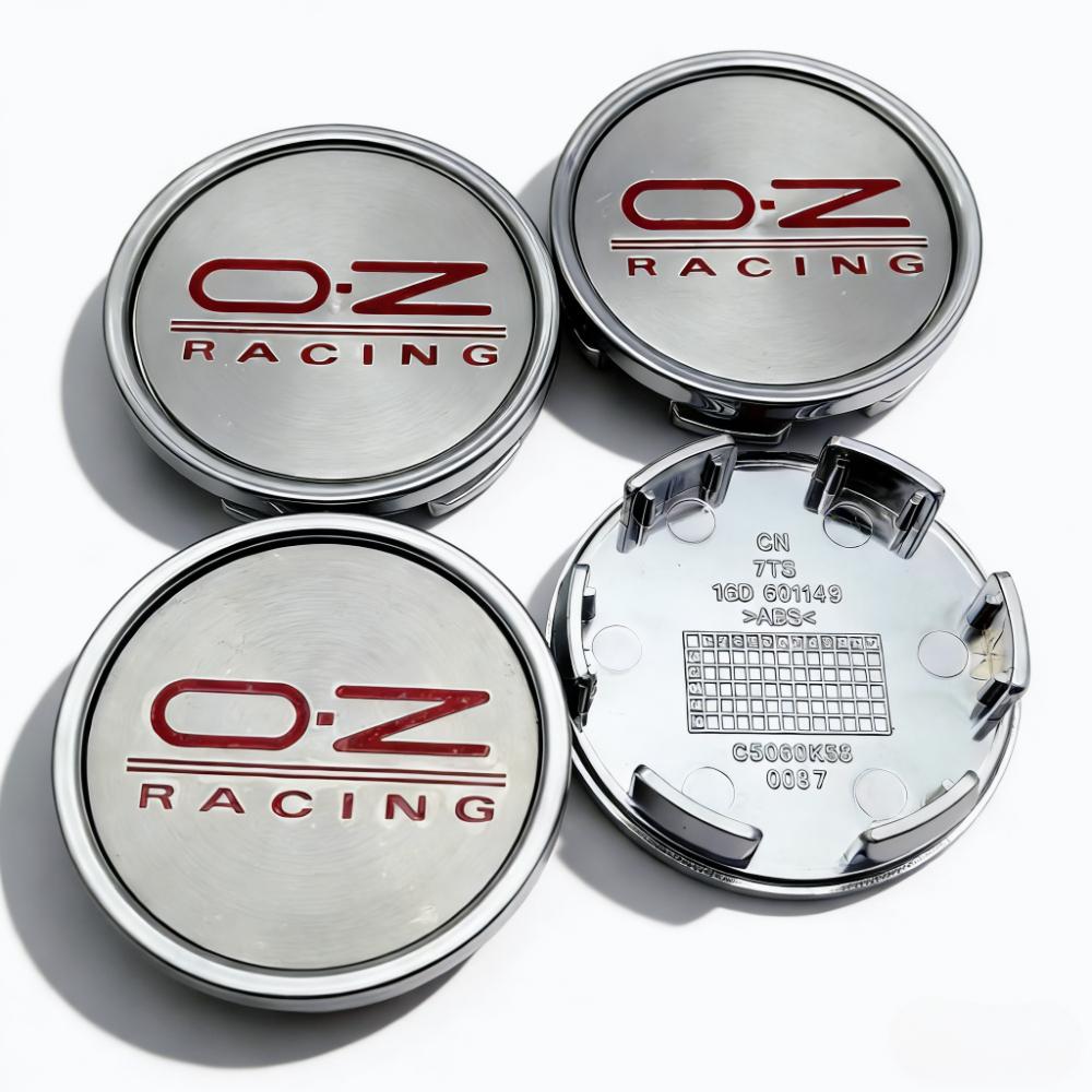 4 шт. 58 мм 53 мм Центральные колпачки на диски автомобиля с логотипом OZ O.Z Racing Значок Заглушка центра ступицы колеса Аксессуары для ступицы