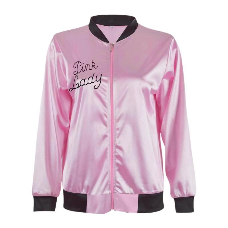 Ladies Jacket Grease 50s Costume For Women Girls Halloween Costumes 1950s Party Outfits Accessories For Winter Coats for Women