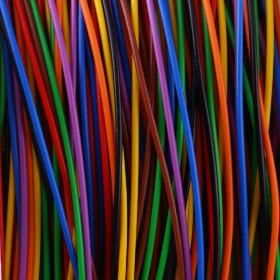 8-цветный медный провод для обмотки проволокой P/N B‑30‑1000 250 м 30AWG провод с цветной изоляцией тестовый обмоточный кабель одножильный провод для печатной платы OK провод