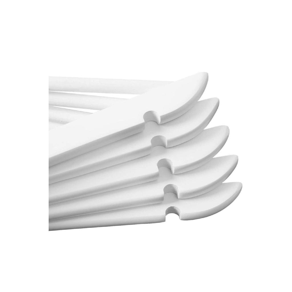 12 штук вешалки из белого дерева и пластика, золотистый крючок для одежды, вешалка для рубашек