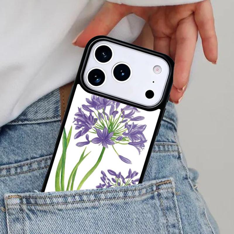 Ботанические Рисунки Цветы Растения Мягкий Чехол для Телефона для iPhone 16e 15 14 13 12 17 Pro Max Plus Air 17pro Чехол Coque
