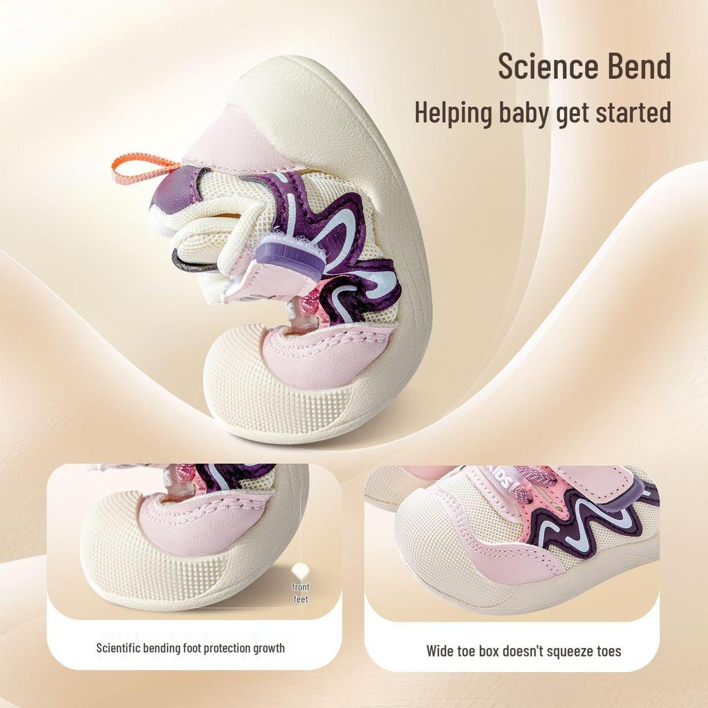 Spring 2026 Baby Girl & Boy Non-slip Mesh Walker Shoes
