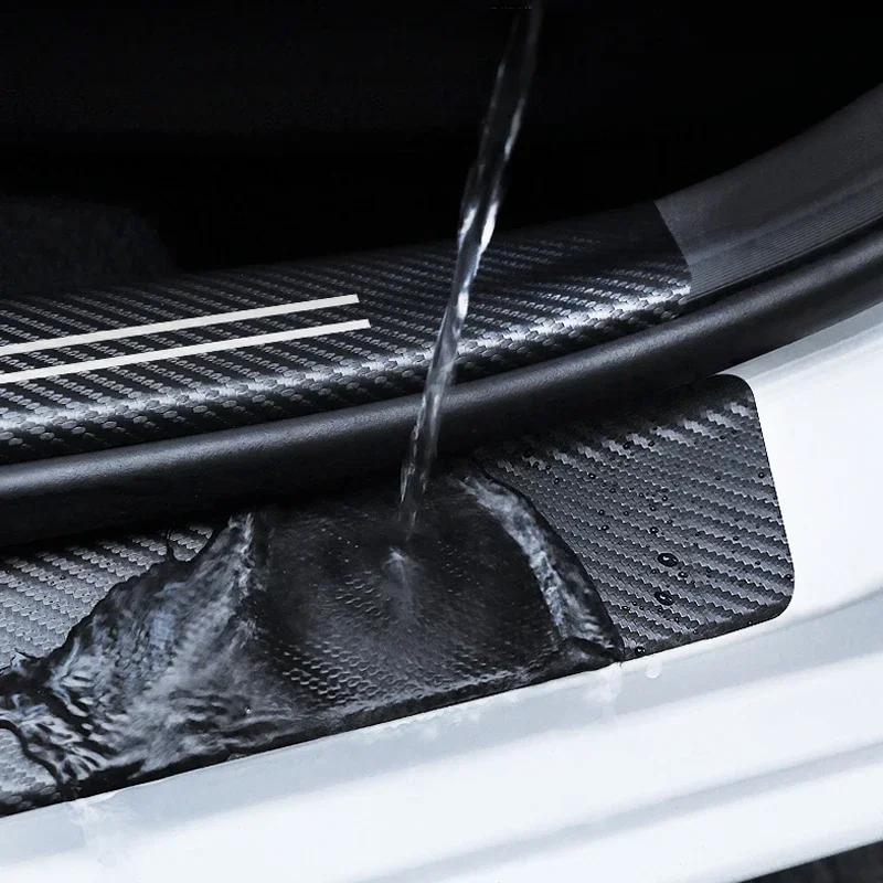 Для Volkswagen VW 4 шт. Декоративные накладки на пороги автомобиля Наклейки из углеродного волокна Для Volkswagen VW Golf Polo Tiguan Passat Touareg M
