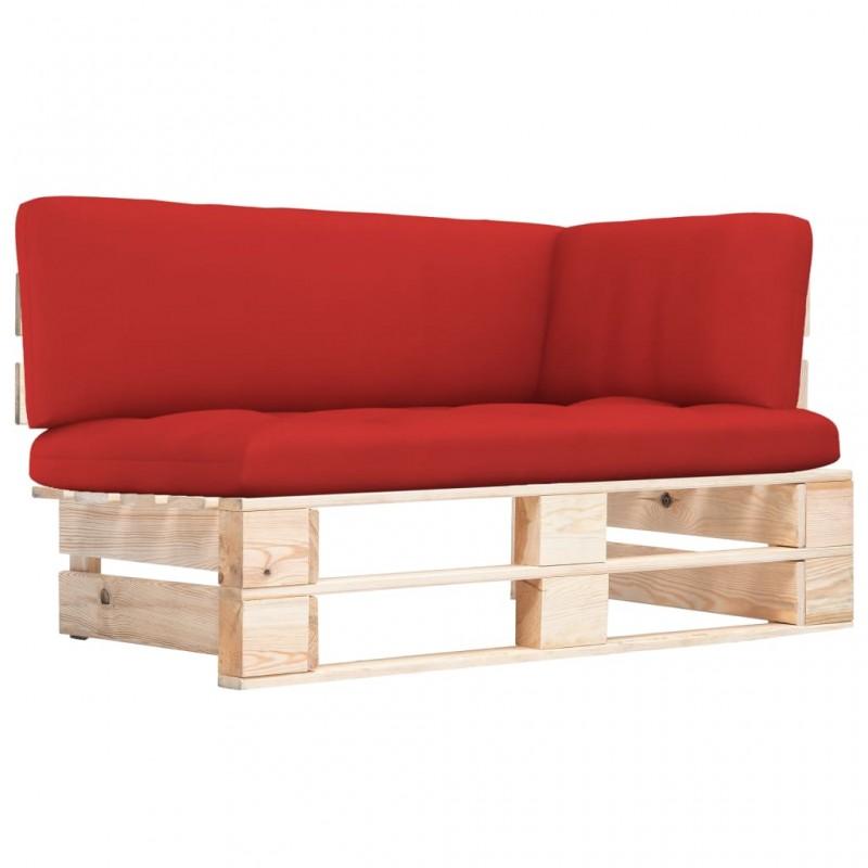 Day and Night - Day and Night Corner Sofa Made of Garden Pallets Impregnated Pine Wood