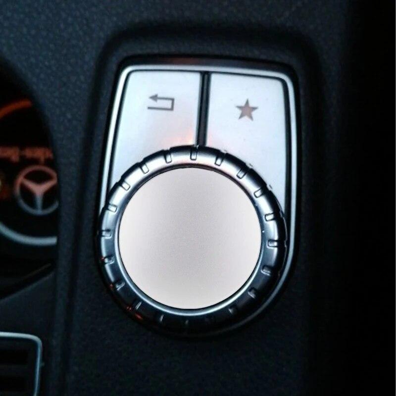3 шт./компл. для Mercedes Benz AB Class CLA GLA W176 W246 C117 W117 X156, автомобильная мультимедийная функция, кнопка, наклейка, крышка