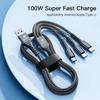 Car Interior Charger 3 In 1 Charging Cable Auto Accessories For Alfa Romeo Giulietta Mito 159 Giulia Stelvio 156 147 Tonale ofh853