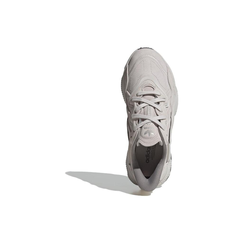 Adidas Ozweego Обувь Кожа Универсальная Минималистичная Амортизация Прочная Низкий Верх Папины Кроссовки Женская Обувь Серый IE9510