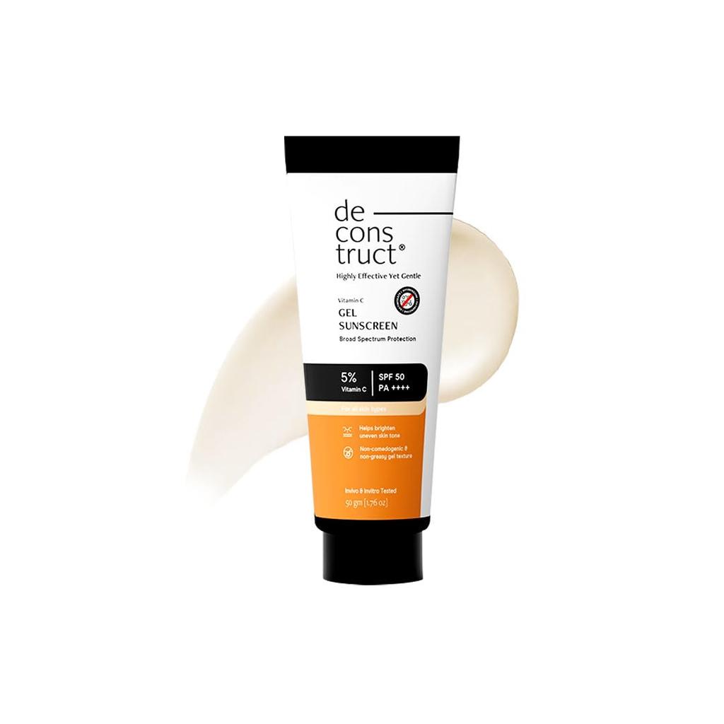 Разбор геля-солнцезащитного средства с 5% витамином C для жирной кожи SPF 50 PA++++ | Осветляет тон кожи | УФ-фильтры нового поколения | Легкая и нежирная текстура | In viv