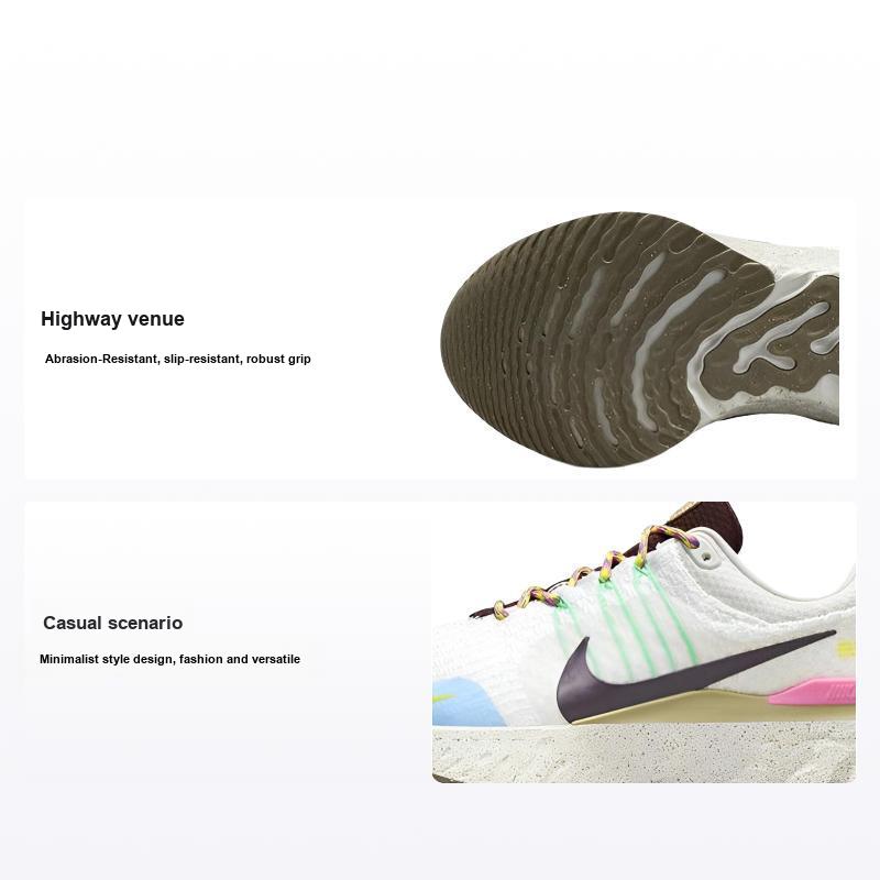 Nike React Infinity Run Flyknit 3 Sail Pinksicle Earth Мужские кроссовки кремовые Light-Bone FJ7068-120
