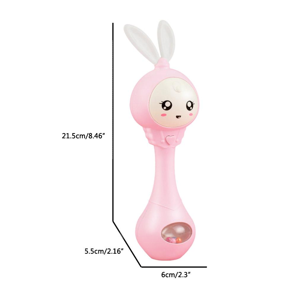 Детская погремушка с подсветкой Музыкальная погремушка Игрушка для младенцев Музыкальные сенсорные звуковые игрушки Музыкальная ритмическая палочка