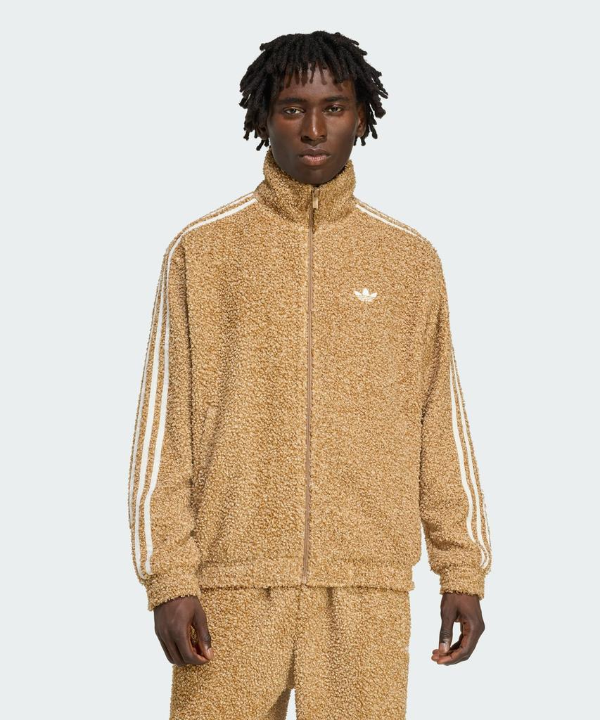 adidas Спортивная кофта Firebird с молнией - Бежевый / Ks5274