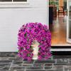 Искусственный цветок бугенвиллеи Искусственная подвесная бугенвиллея для улицы Длинные свисающие лозы Искусственный цветок для двери Веранда Кашпо Ваза Патио Балкон Декор
