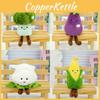Vegetable Plush Simulated Toy Corn Eggplant Cartoon Doll Children Gift Holiday