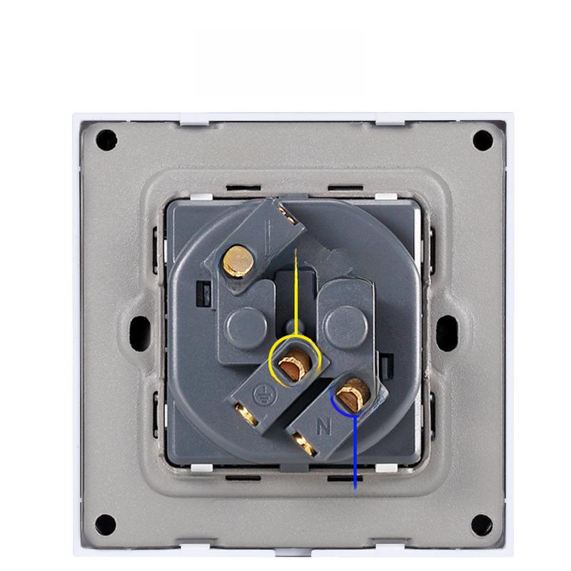 European German Standard Dual USB and Type C Socket Panel