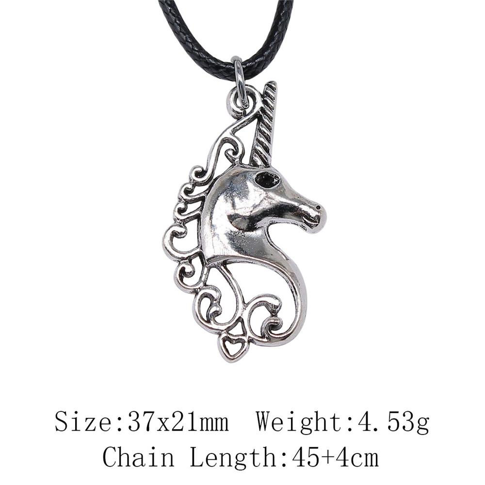 Новинки Чокеры Ожерелья Для Женщин Ожерелье С Слоном И Лошадью Кожаная Цепочка 45см Сувенирные Подвески На Шею