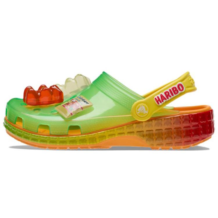 Haribo x Crocs Classic Clog Градиентные желейные унисекс кроссовки Многоцветные Мульти 210896-90H